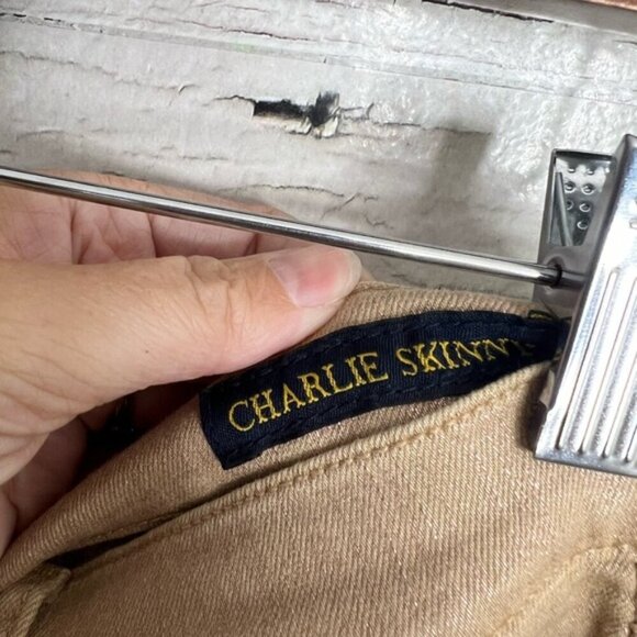 Lucky  Brand Charlie Skinny Jeans size 4/27 gold brown - Picture 6 of 9